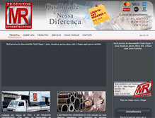 Tablet Screenshot of mrprodutossiderurgicos.com.br